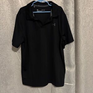Under Armour Boy’s Black Polo Shirt